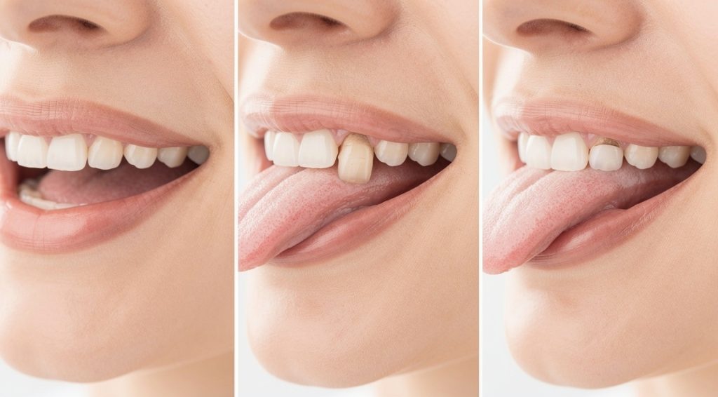 Dent qui bouge avec la langue : causes et solutions pour agir rapidement