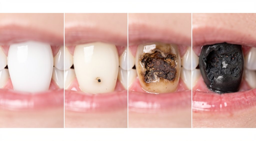 Dent qui devient noire : causes, traitements et prévention