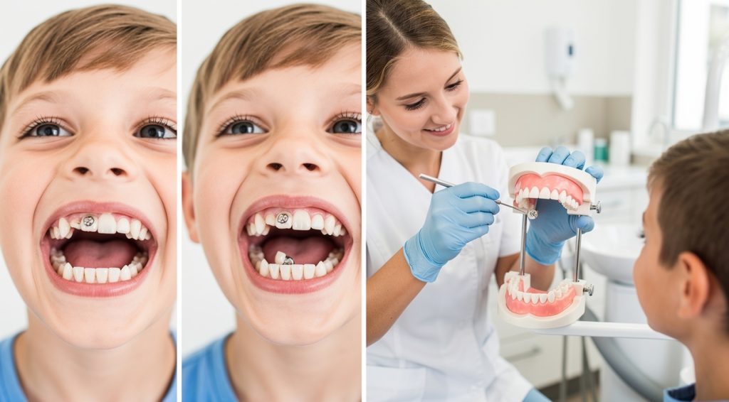 Dent qui pousse de travers 6 ans : causes, solutions et quand consulter