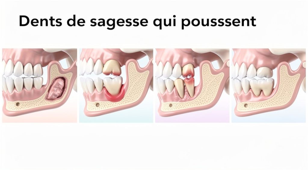 Dents de sagesse qui poussent : symptômes, âge et solutions pour soulager
