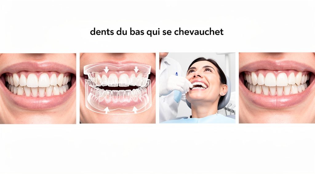 Dents du bas qui se chevauchent : causes, solutions et traitements