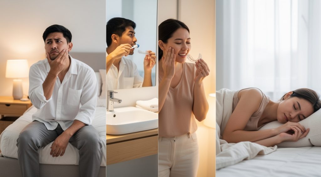 Dents qui grincent la nuit : causes, conséquences et solutions