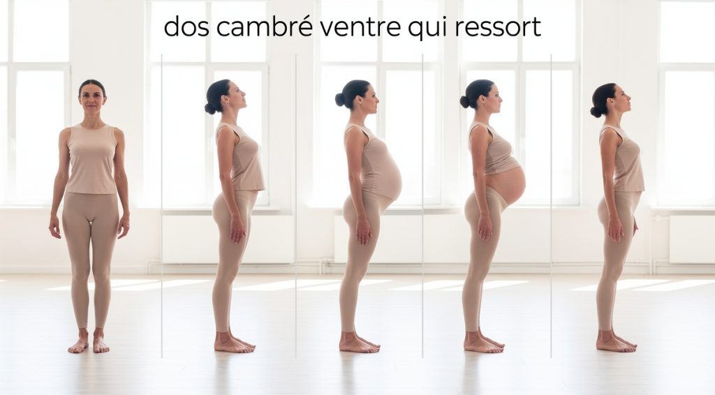 Dos cambré ventre qui ressort : causes et solutions efficaces