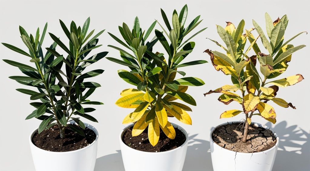 Feuilles de laurier rose qui jaunissent : causes et solutions efficaces