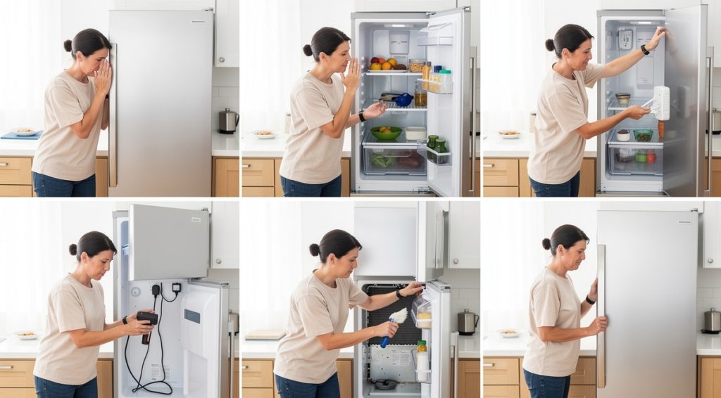Frigo qui s&rsquo;arrête et repart : guide complet