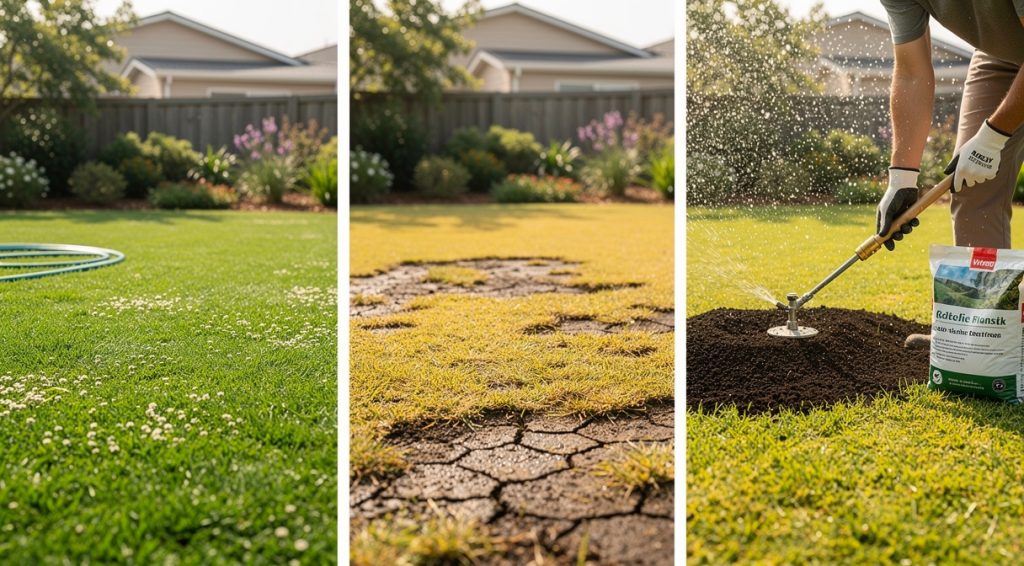 Gazon qui jaunit : causes, solutions et prévention