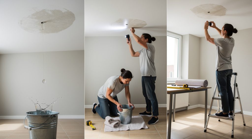 Goutte d&rsquo;eau qui tombe du plafond maison : guide complet