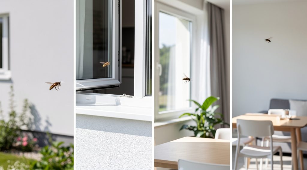 Guêpe qui rentre dans la maison signification : interprétations spirituelles et explications pratiques