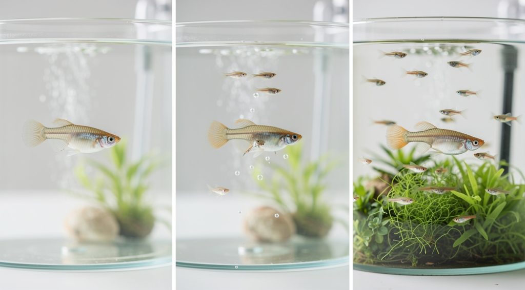 Guppy qui accouche : signes, durée et conseils pratiques