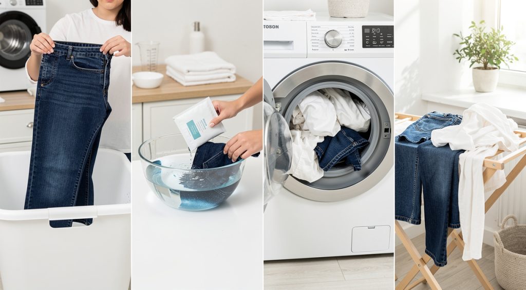 Jean qui déteint : causes, solutions et astuces pour fixer la couleur