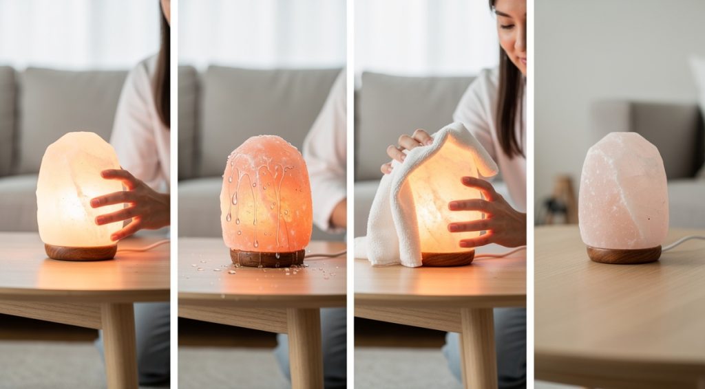 Lampe de sel qui pleure signification : causes spirituelles et solutions pratiques