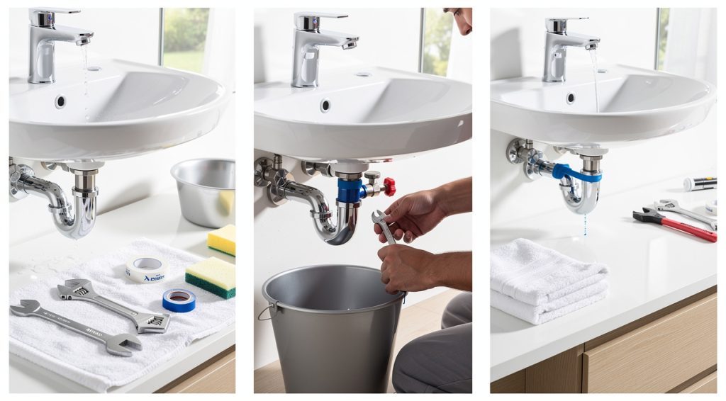 Lavabo qui fuit : causes, diagnostic et réparation