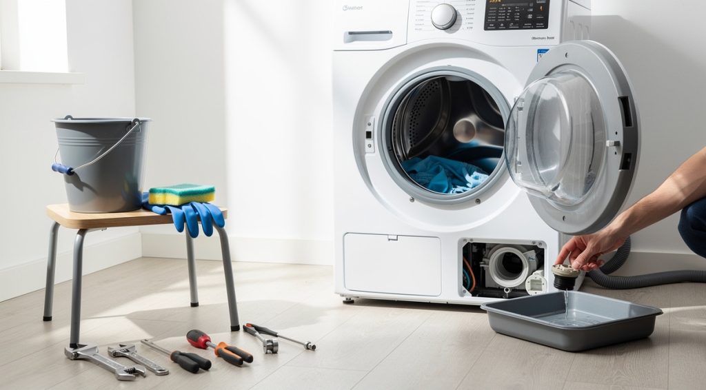 Lave-linge qui ne vidange plus : causes et solutions pratiques