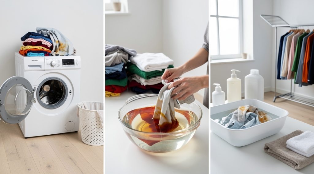 Linge qui déteint : causes, solutions et prévention efficace