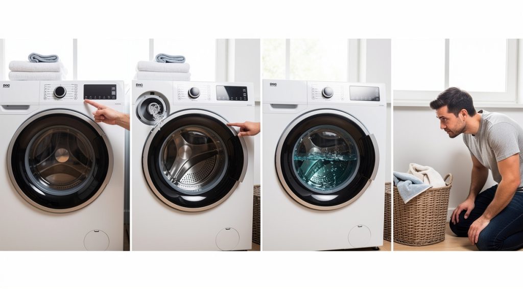 Machine à laver qui se remplit d&rsquo;eau éteinte : guide complet