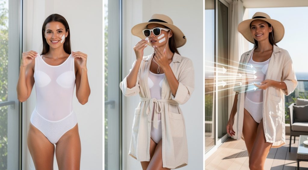 Maillot de bain qui laisse passer les UV : risques et alternatives