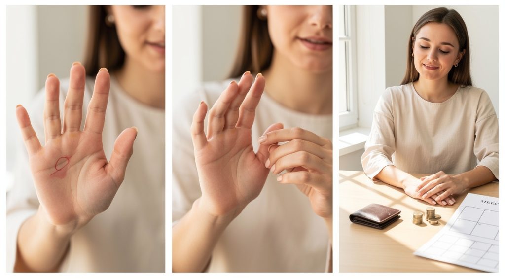 Main qui gratte signification : croyances, causes et solutions