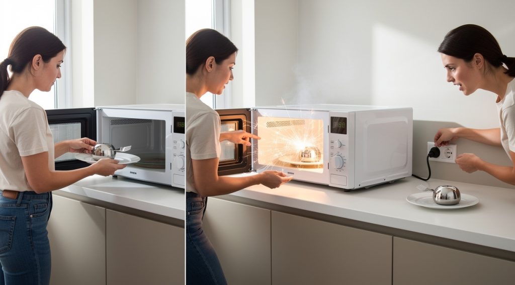 Micro-onde qui fait des étincelles : causes, dangers et solutions