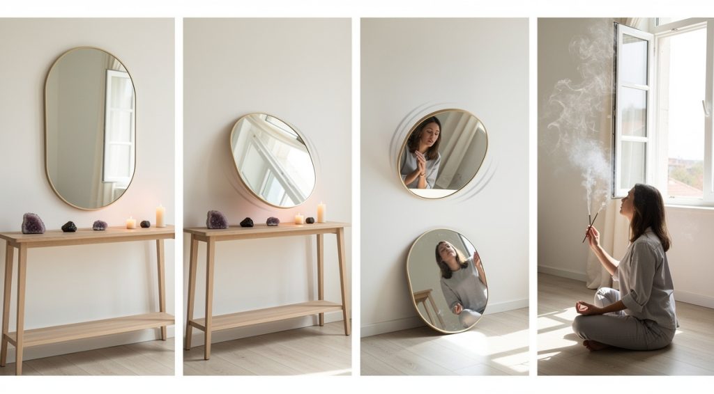 Miroir qui tombe tout seul signification spirituelle : interprétations et explications