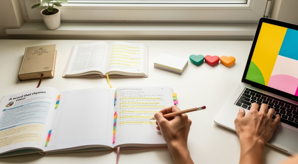 Mot qui rime avec cœur : liste complète et guide d&rsquo;utilisation