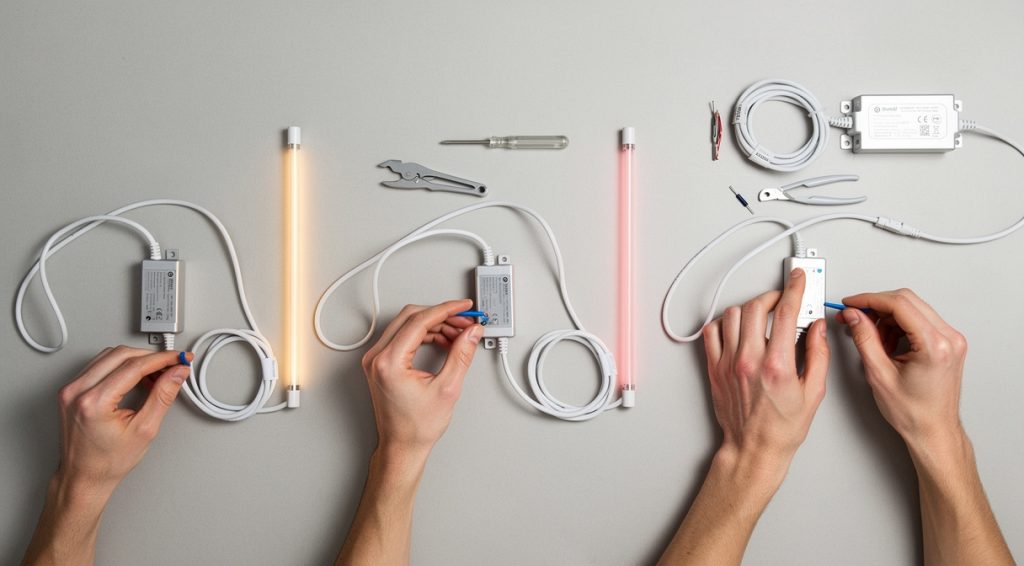 Néon qui clignote : causes, diagnostic et solutions rapides