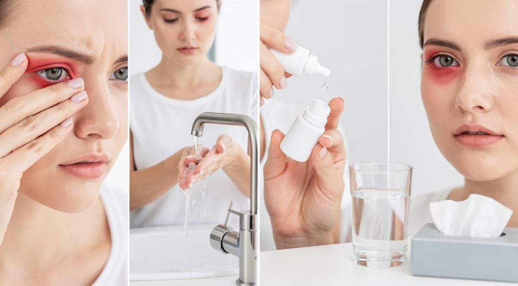 Œil qui pique et rouge : causes, traitements et quand consulter