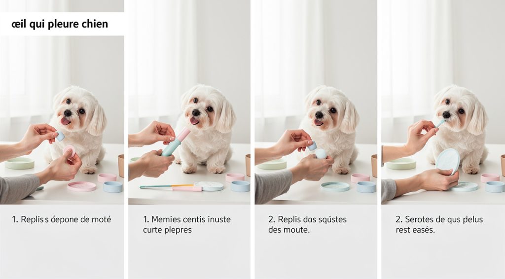 Œil qui pleure chien : causes, traitements et prévention