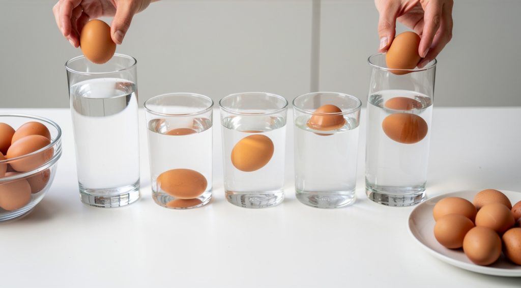 Œufs qui flottent dans l&rsquo;eau : guide complet