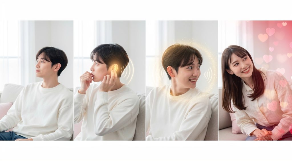 Oreille droite qui siffle amour : signification spirituelle et explications