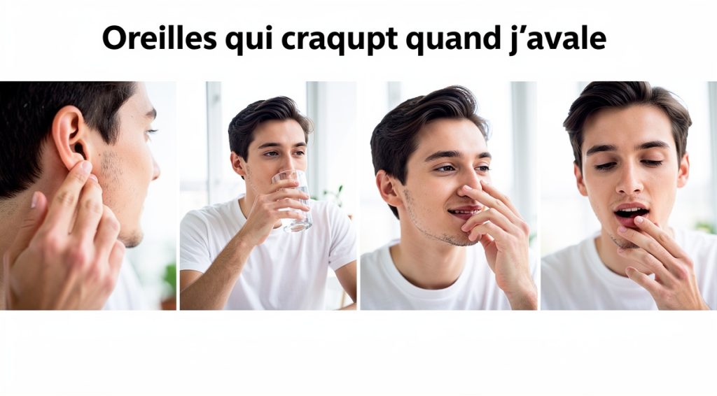 Oreilles qui craquent quand j&rsquo;avale : guide complet