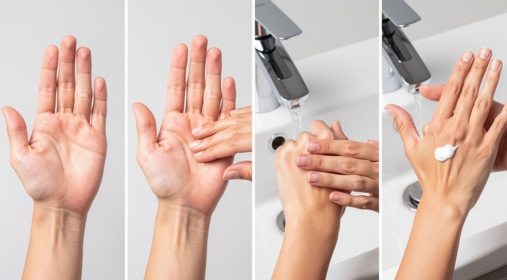 Paume de la main gauche qui gratte : significations et causes