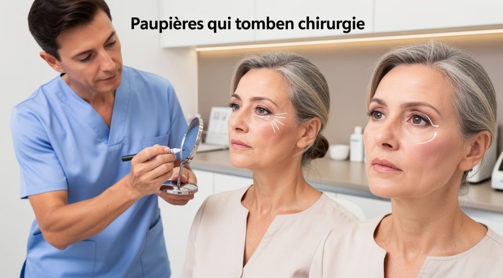 Paupières qui tombent chirurgie : tout savoir sur la blépharoplastie
