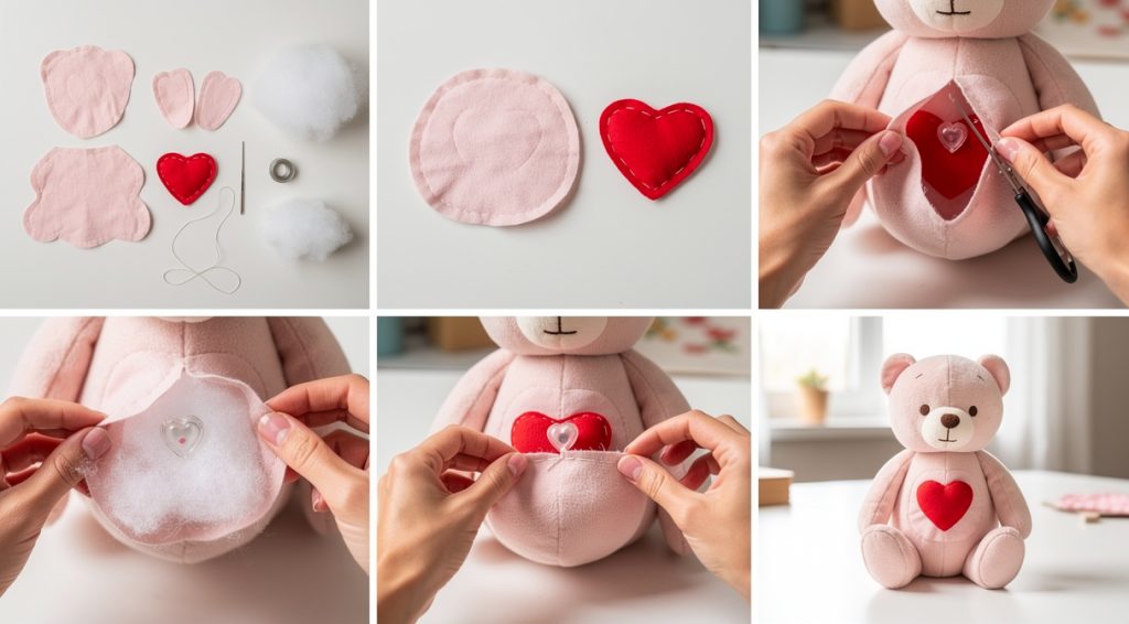 Peluche cœur qui bat : guide complet et bienfaits apaisants