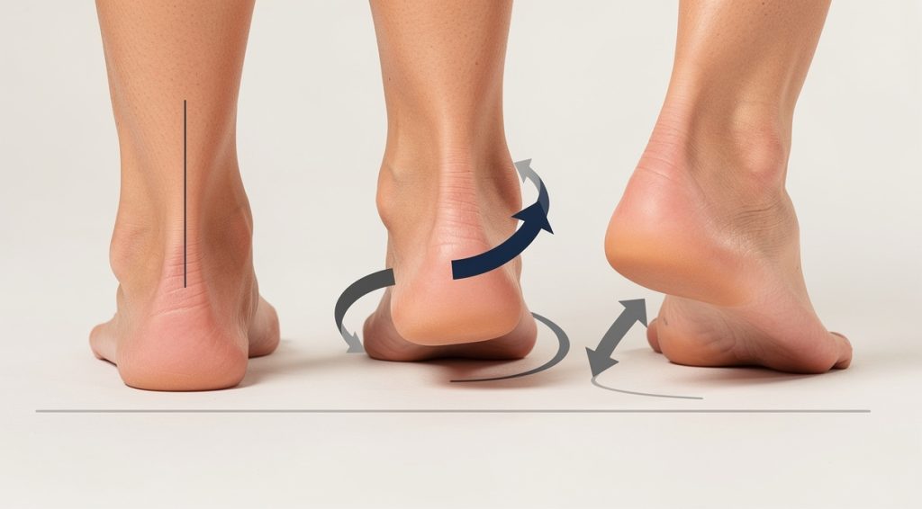 Pied qui s&rsquo;affaisse vers l&rsquo;intérieur : guide complet