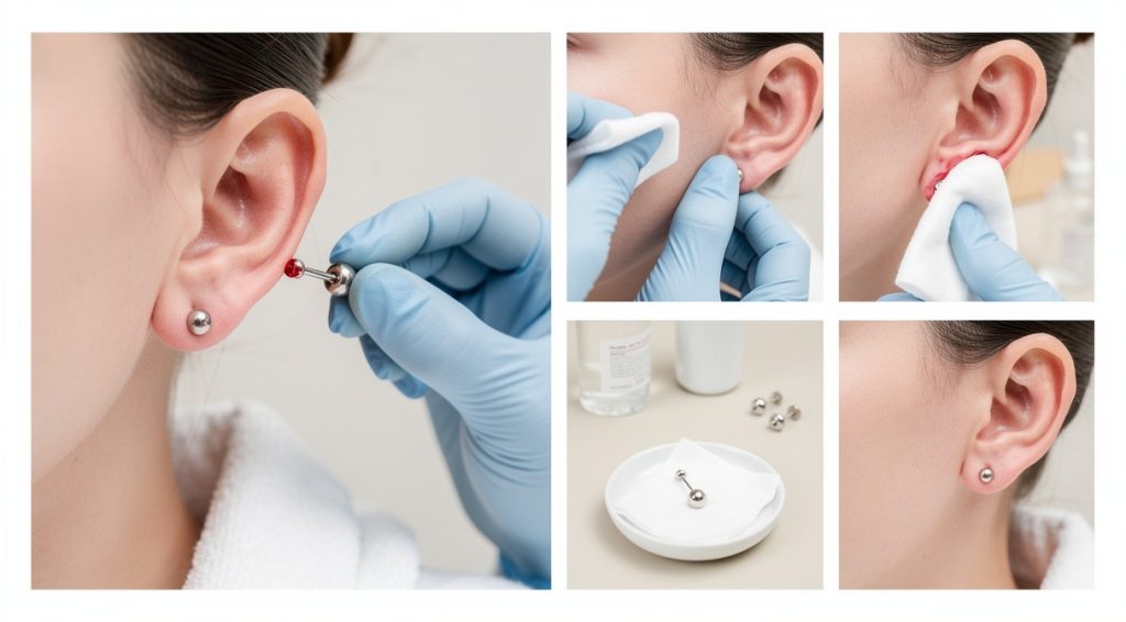 Piercing qui saigne après plusieurs mois : causes et solutions