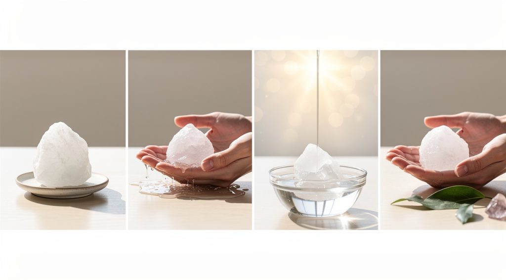 Pierre de sel qui coule signification spirituelle : interprétations et solutions pratiques