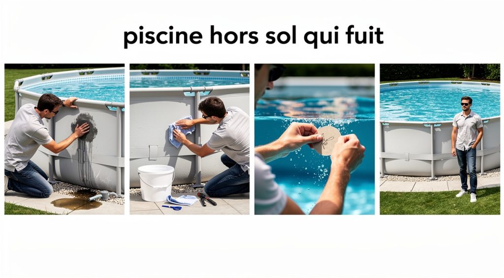 Piscine hors sol qui fuit : causes, détection et réparation