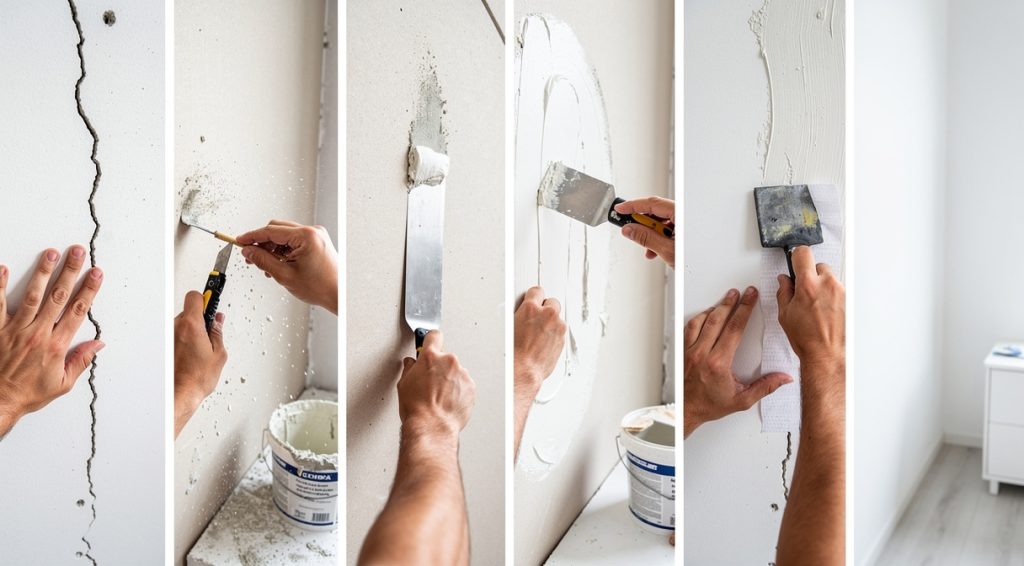 Placo qui fissure : causes, diagnostic et solutions de réparation