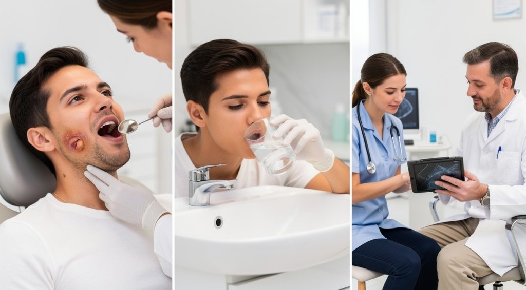 Plaie dans la bouche qui ne cicatrise pas : causes et quand consulter