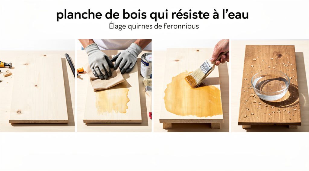 Planche de bois qui résiste à l&rsquo;eau : guide complet