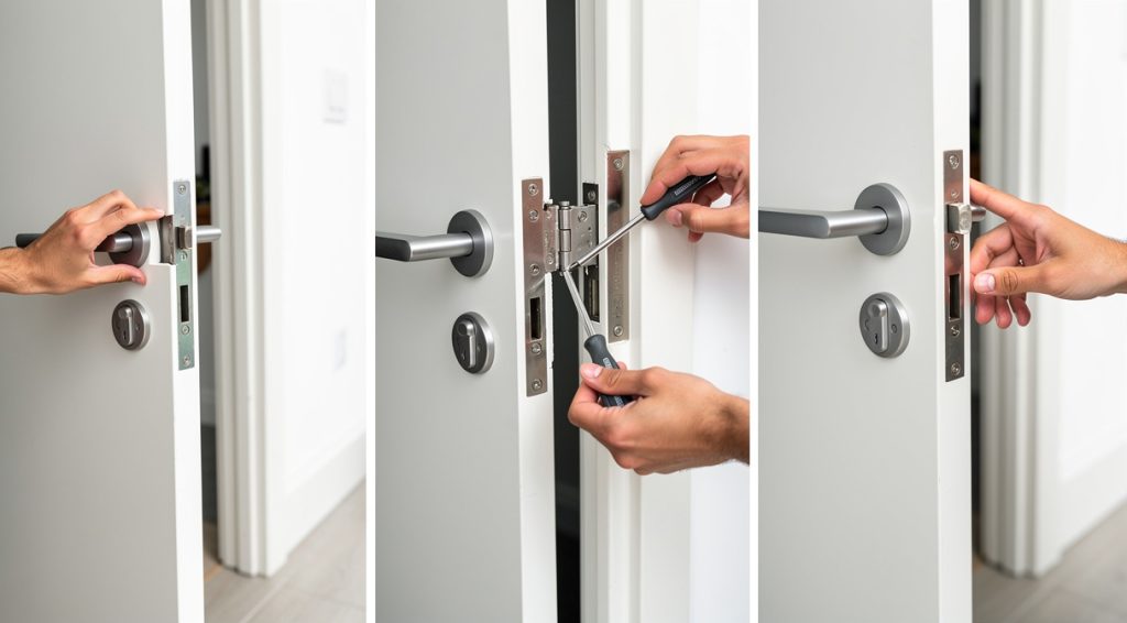 Porte qui ne ferme plus : causes, solutions et réparations