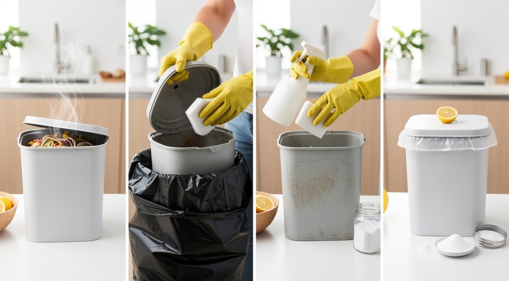 Poubelle qui pue : causes, solutions et astuces pour éliminer les odeurs