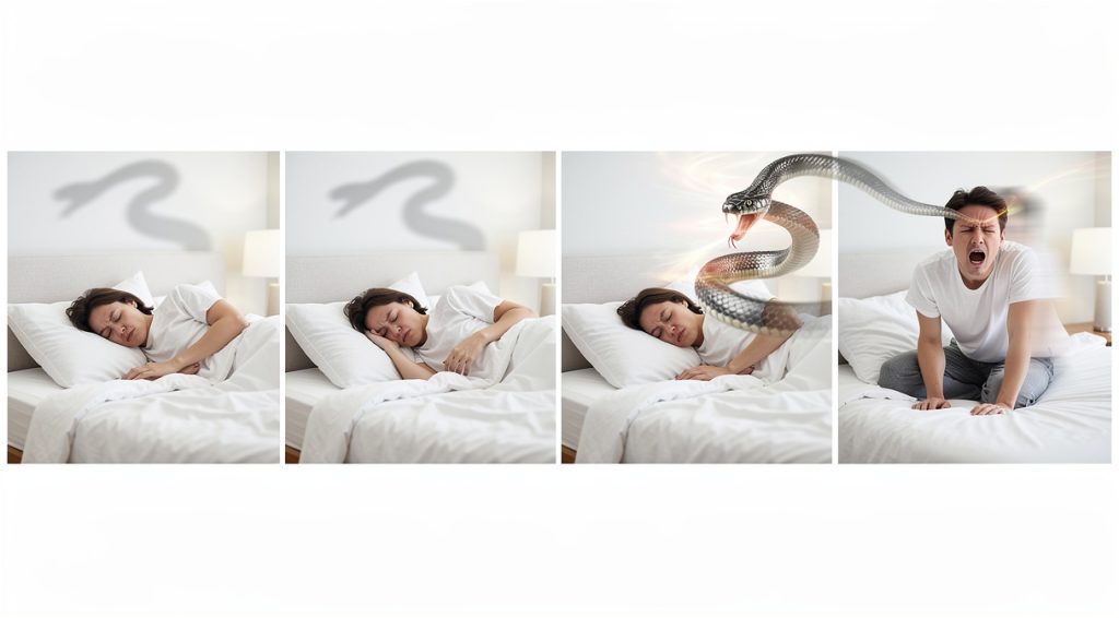 Rêver de serpent qui attaque : significations et interprétations