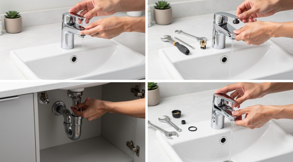 Robinet qui fuit par le haut : causes, diagnostic et réparation