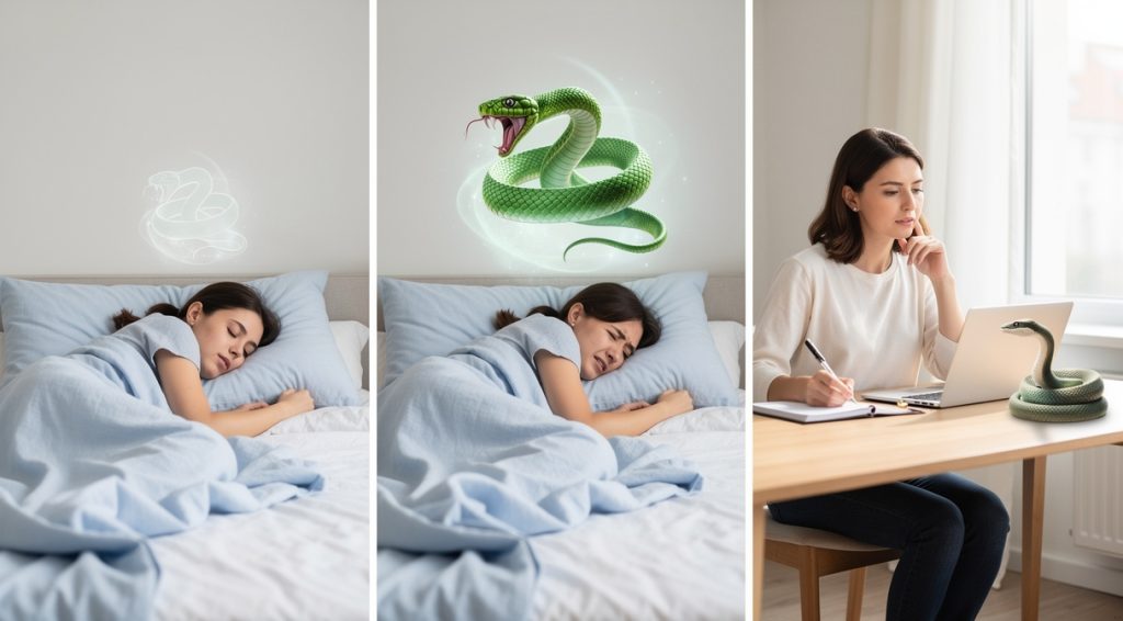 Signification rêve serpent qui attaque : interprétations psychologiques et spirituelles