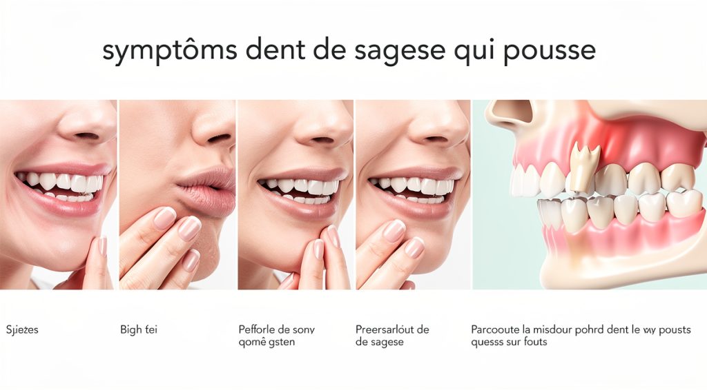 Symptômes dent de sagesse qui pousse : reconnaître et soulager les signes