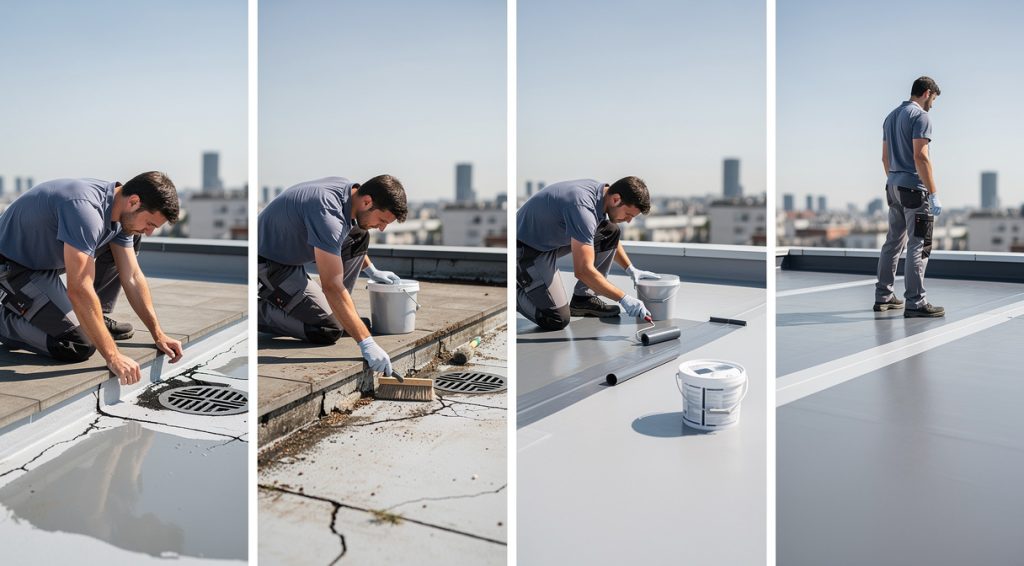 Toit terrasse qui fuit : causes, détection et solutions