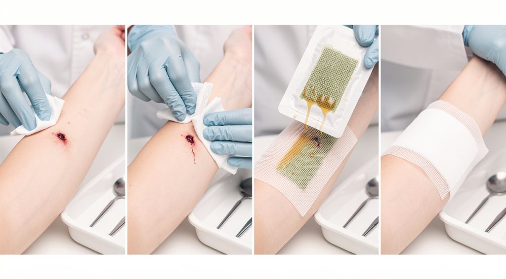 Tulle gras sur plaie qui saigne : que faire et quand l&rsquo;utiliser