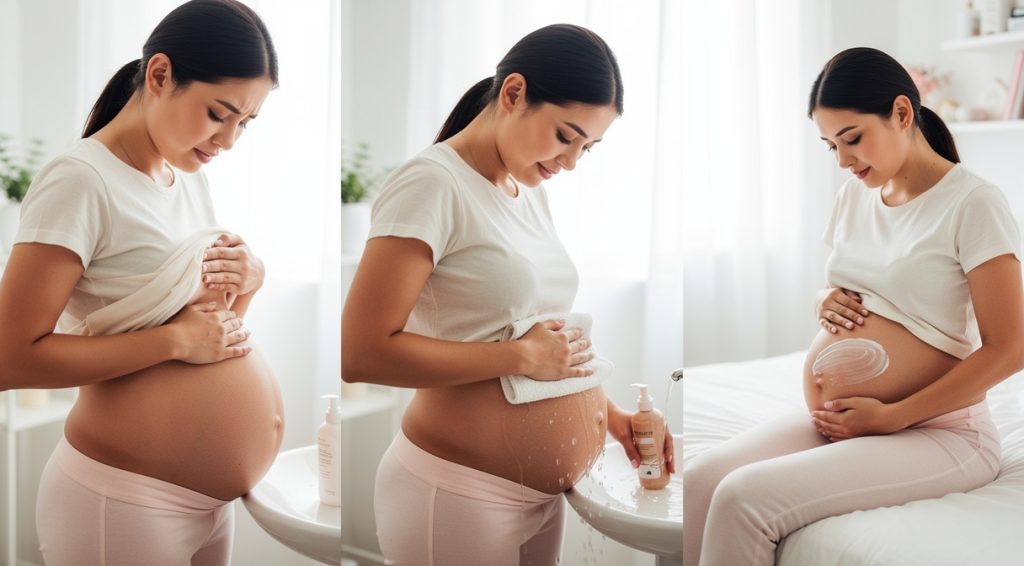 Ventre qui gratte grossesse : causes et solutions efficaces