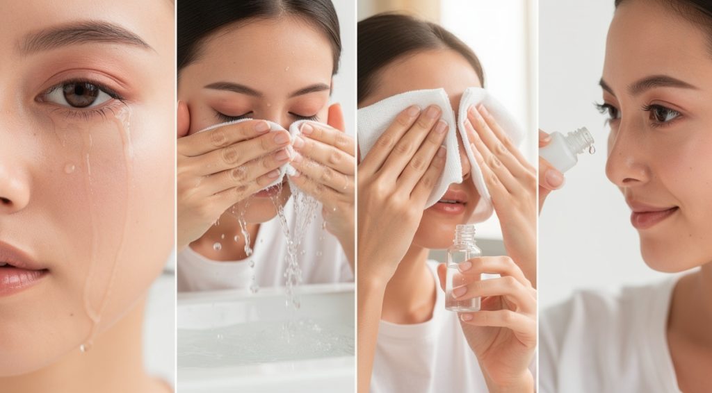 Yeux qui pleurent et qui piquent : causes, solutions et traitements